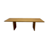Grande table à manger en chêne brut technicraft