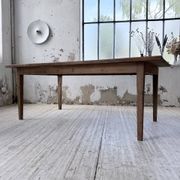 Farm table pitch pine 2 x 1 m from the 1950s