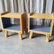 Renovated pair of bedside tables