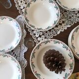 Series of plates Holly "Christmas"