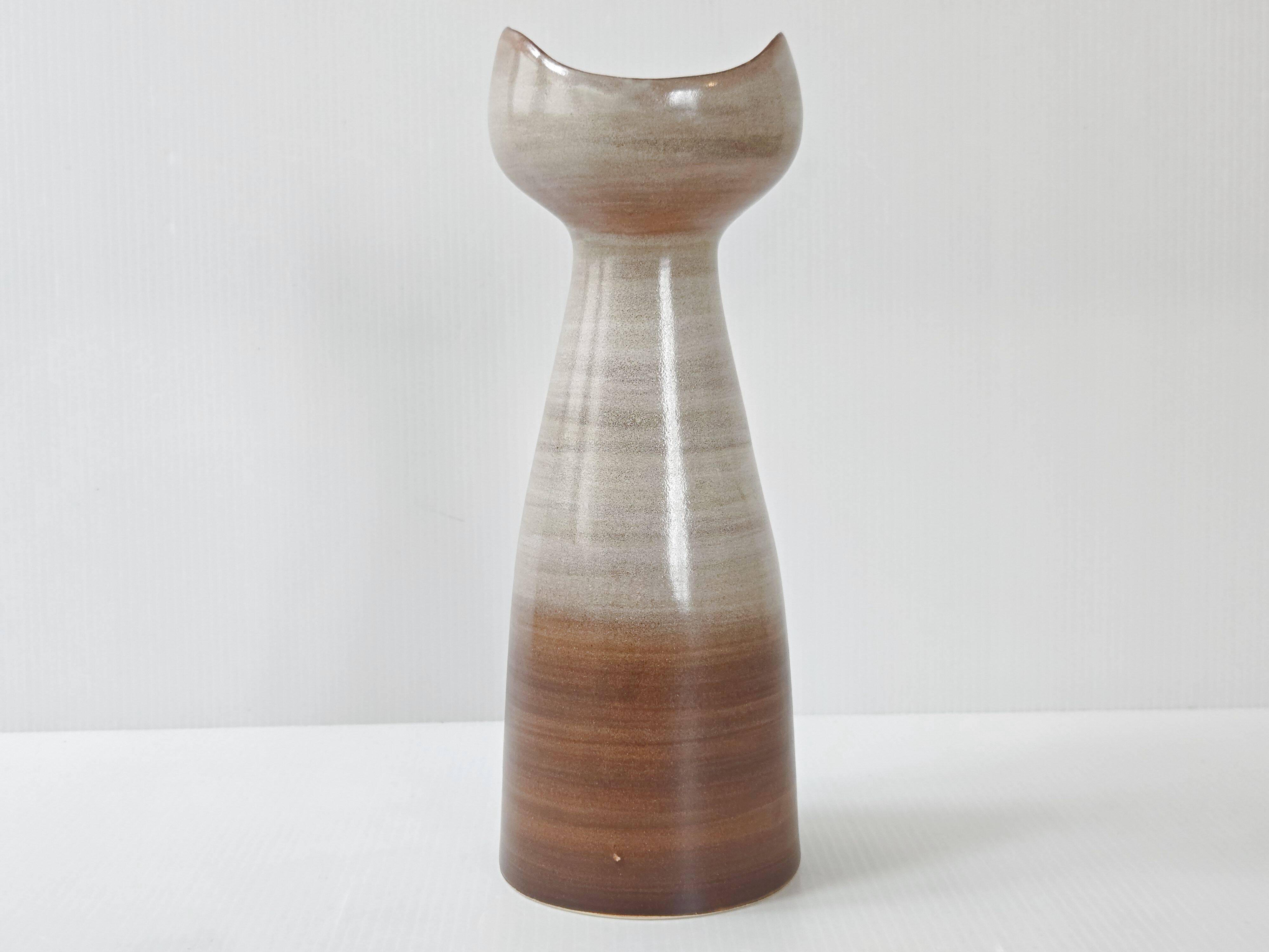 Vintage stoneware vase 1970