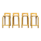 Sgabello K65 di Alvar Aalto per Artek, 70's