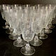 Set of 15 antique glasses
