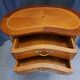 Louis XV style marquetry kidney bedside table