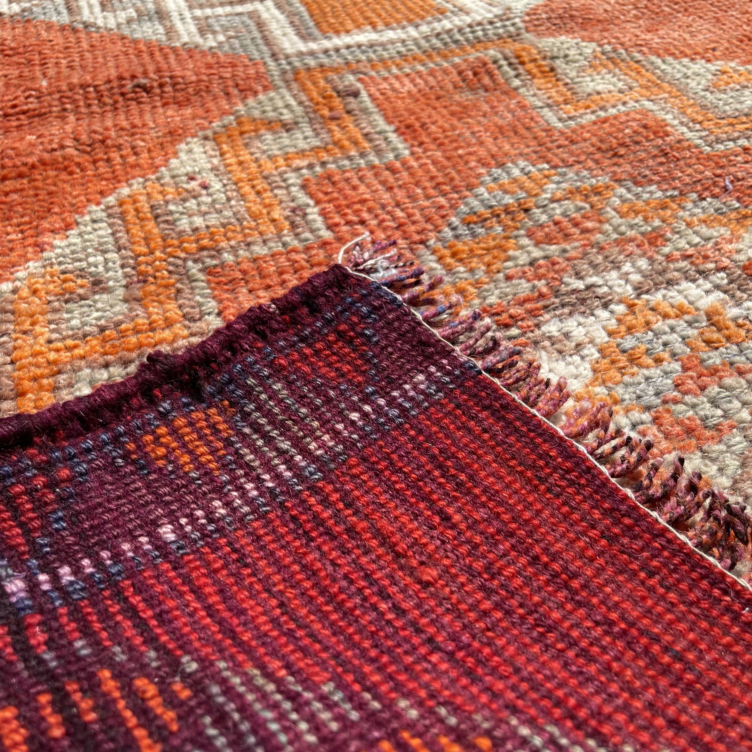 Vintage kurdish herki rug