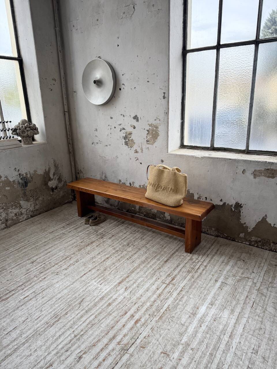 Chapo S14 blonde oak bench 172cm vintage