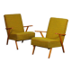 Pair of wooden armchairs from the 1970s