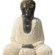 Buddha Meditation Statue Bali - white edition