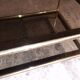 Vintage 80's brass coffee table, glass tops