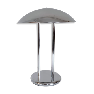 Vintage mushroom lamp in chrome metal