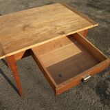 Ash drawer table 95 x 62 cm