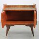 Mid-century Italian bedside tables with glass tops, 1950s