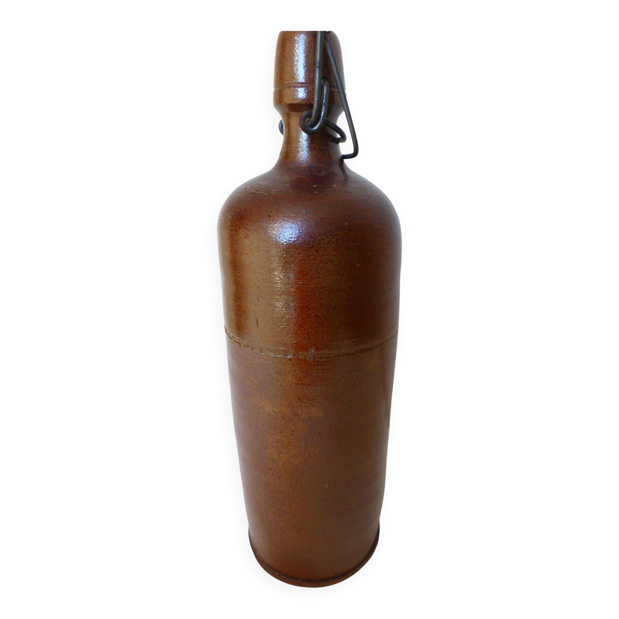 Vintage glazed stoneware bottle 2106221