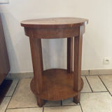 Round pedestal table art deco