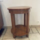 Round pedestal table art deco