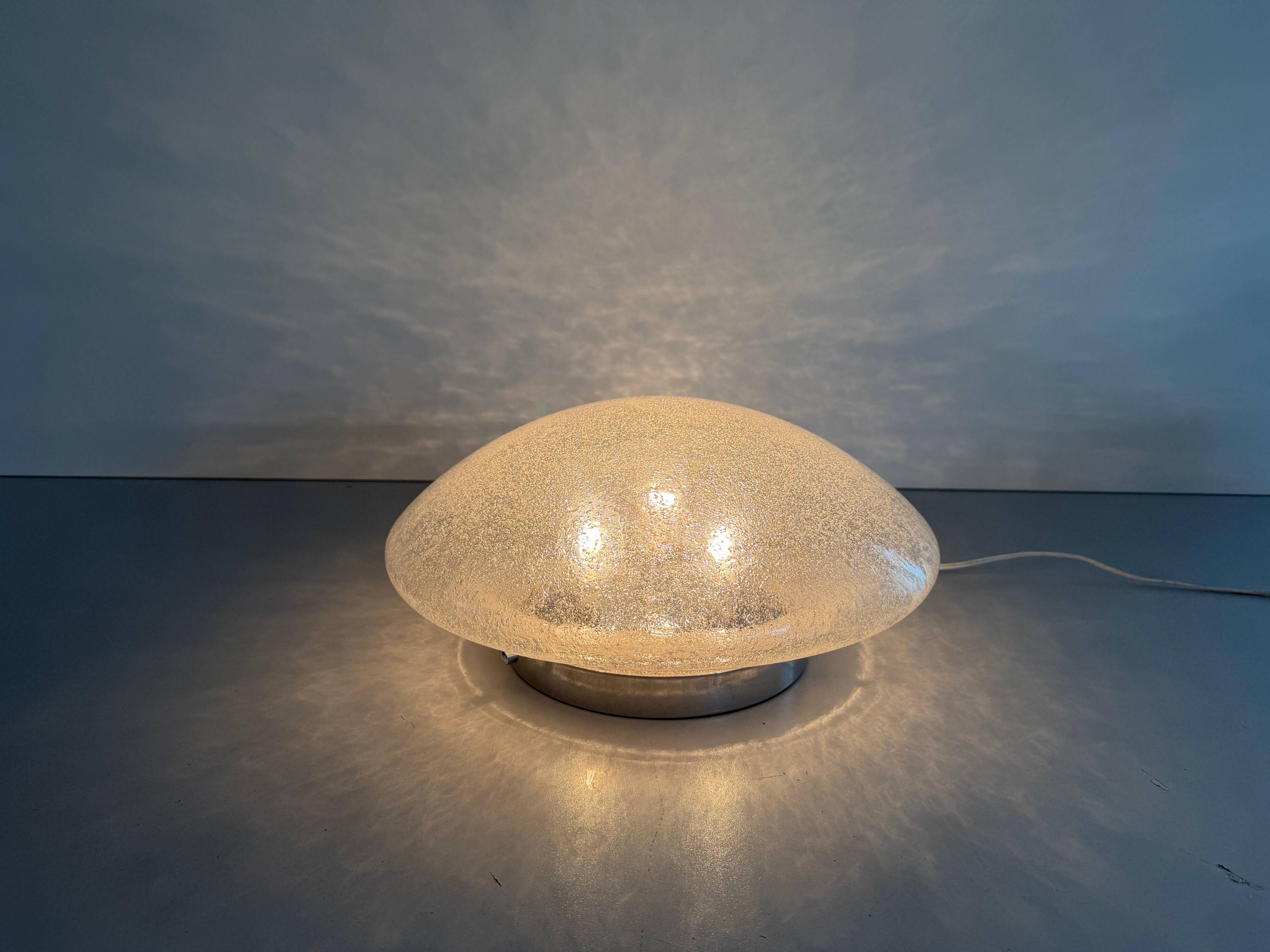 The Moderns Dome Glass Flush Mount Light by Doria, 1960s, Germany
