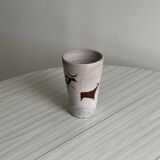 Hand-painted ceramic vase