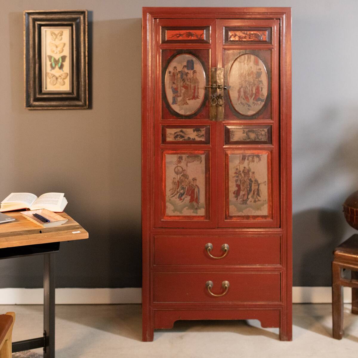 Chinese medallion cabinet 78cm (C60.078A)