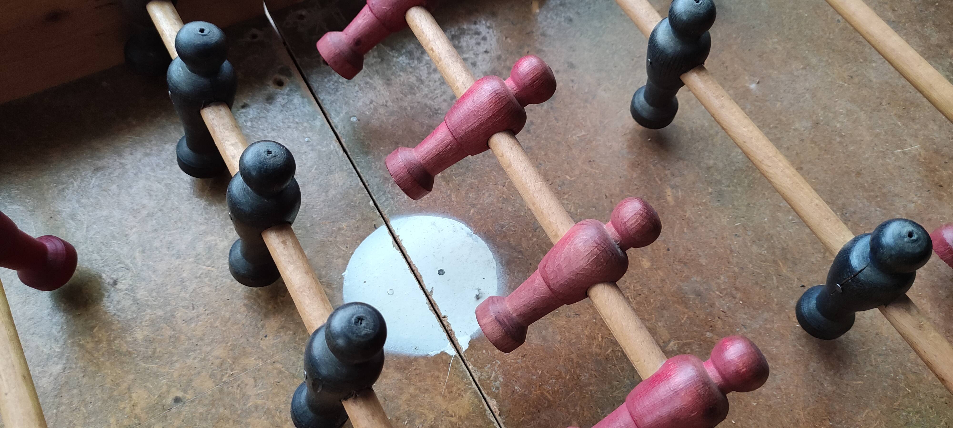 Old foldable baby football