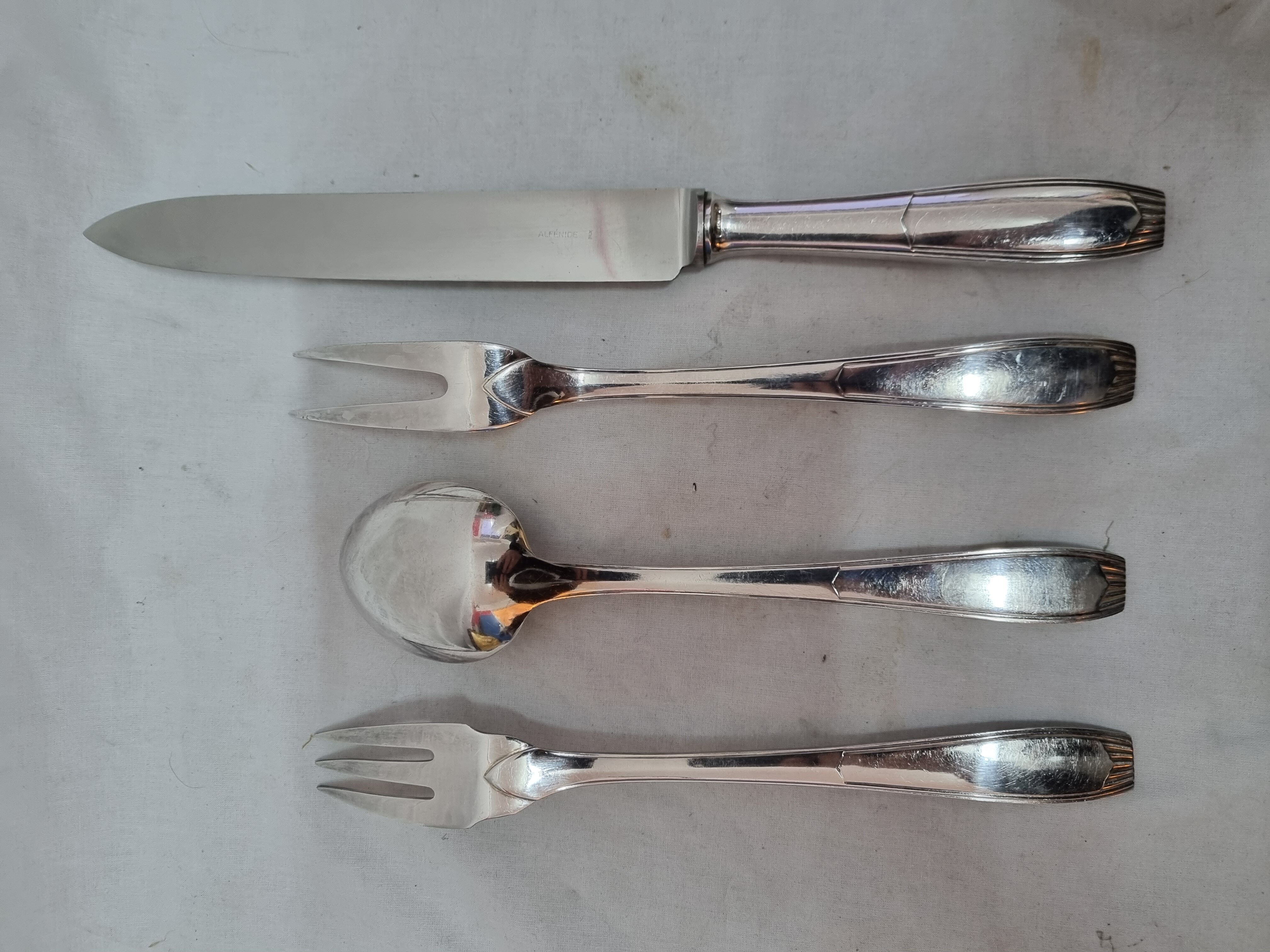 Couverts de service Christofle Malmaison