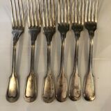 6 silverware forks