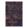 Hand-knotted persian vintage 1970s 190 cm x 275 cm blue wool carpet