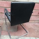 Antonio Citterio armchair leather and chromed steel Vitra edition