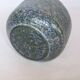 Ceramic ball vase signed Jean Pierre Gasnier dit Pierg Blue green pink