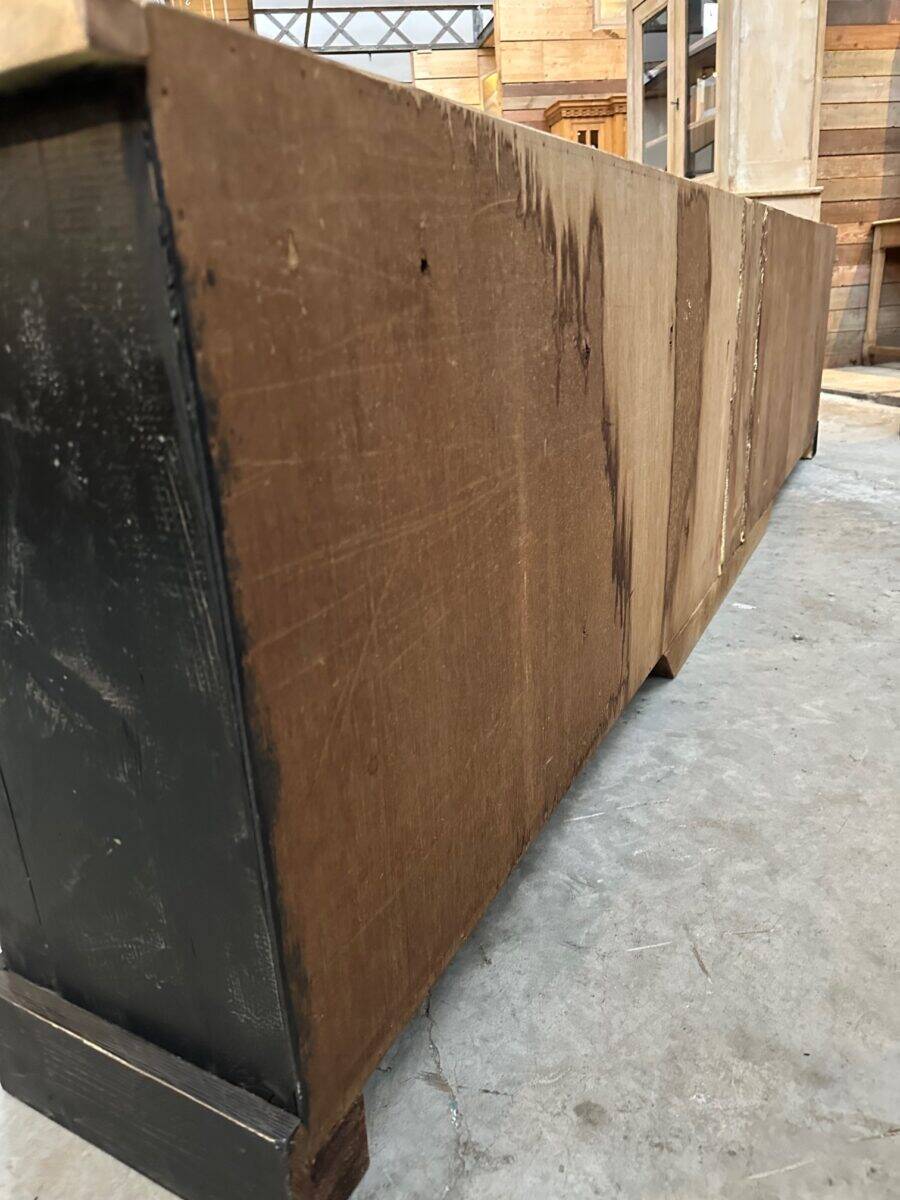 Large workshop cabinet with sliding doors
