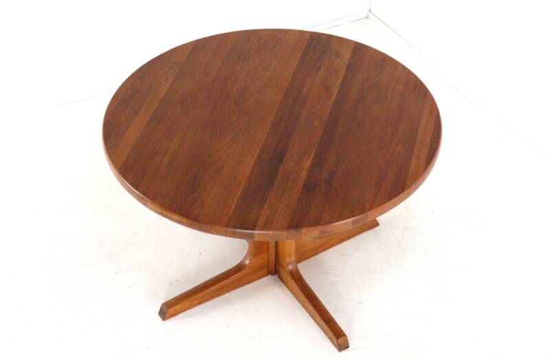 Table à manger ovale extensible Gudme 'Jysted' - design danois en teck vintage