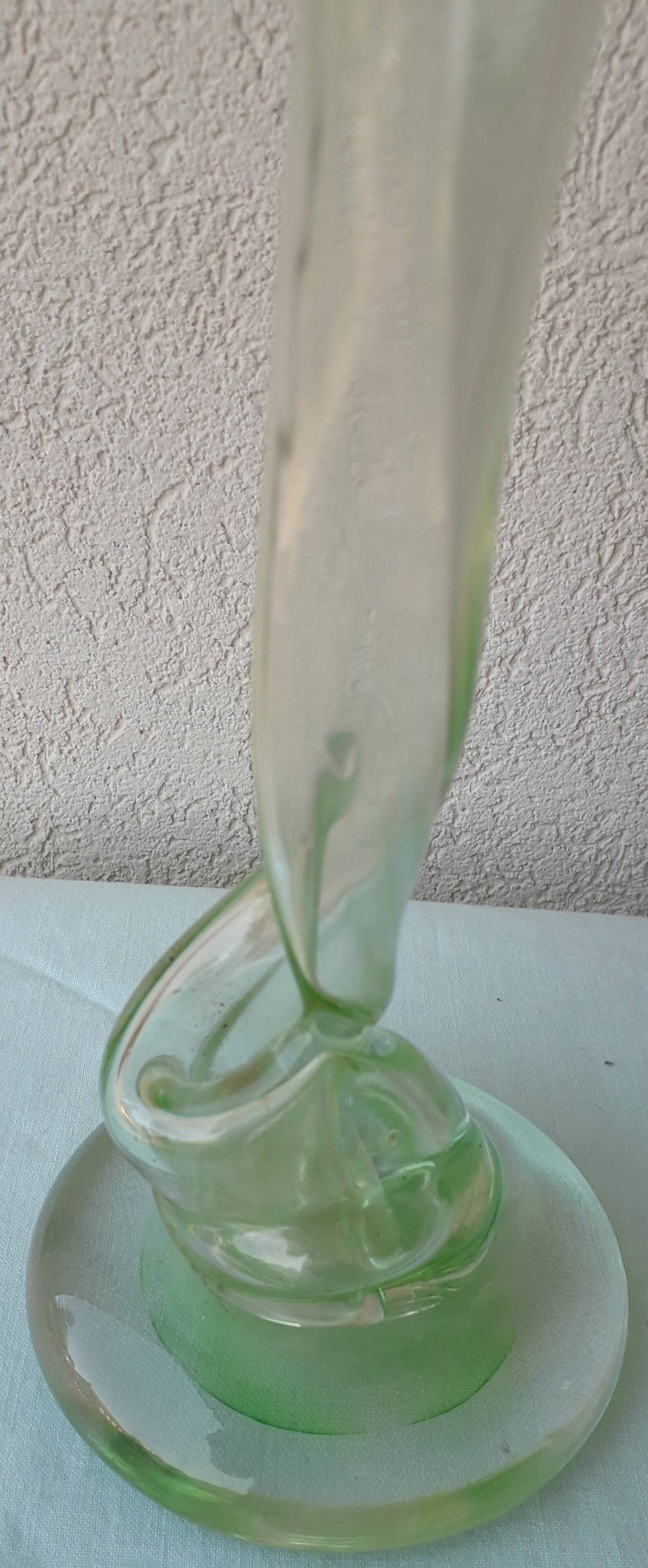 Vase en verre soufflé Steiner