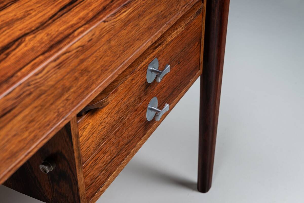 Finn Juhl FD-951 “Diplomat” desk in rosewood France & Son Denmark 1960