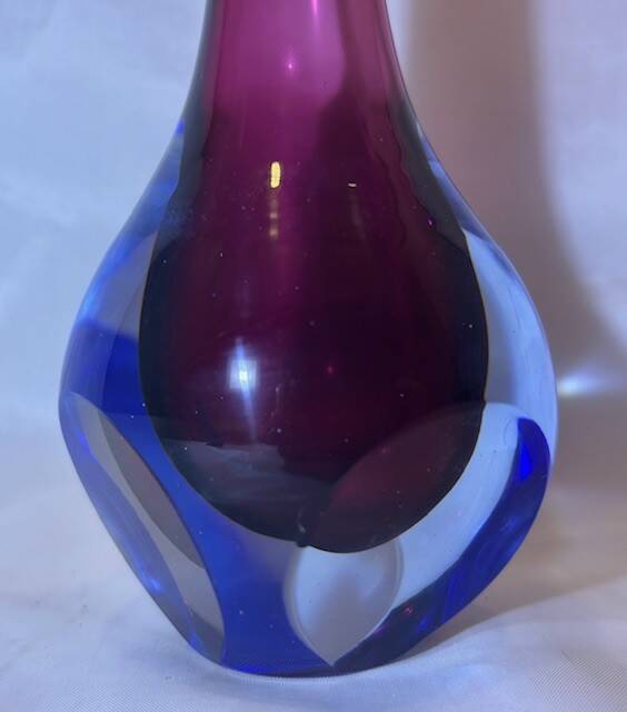 Murano sommerso vase soliflore 27 cm