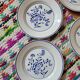 Set of 5 K&G Luneville Oeillet flat plates