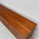 1960s Large Vintage Minimalistic Teak Sideboard with Metal Legs