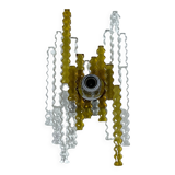 Wall lamp in Murano glass Italy Poliarte 1970s