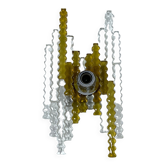 Wall lamp in Murano glass Italy Poliarte 1970s