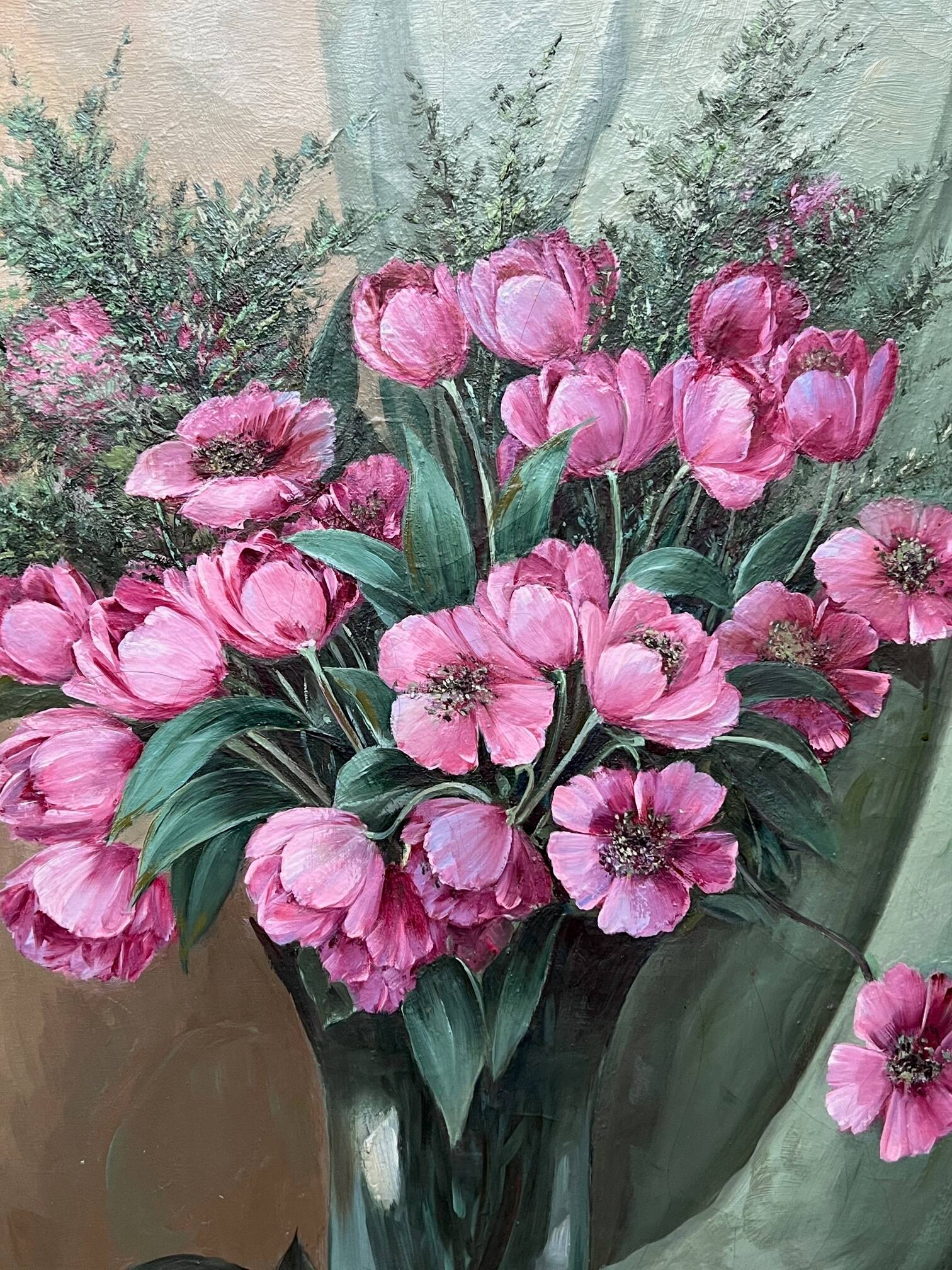 J.v. Langenhove. "Bouquet of flowers."