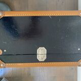 Malle Cabin Mid-Century Fibre Vulcanised / Beige Leather / Metal