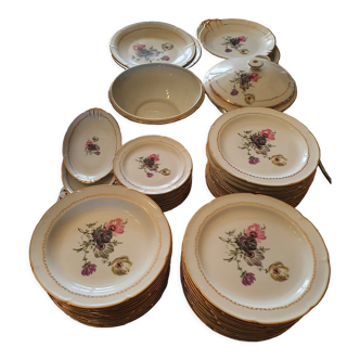 Porcelain table service made in vierzon - cg email royal fine paste