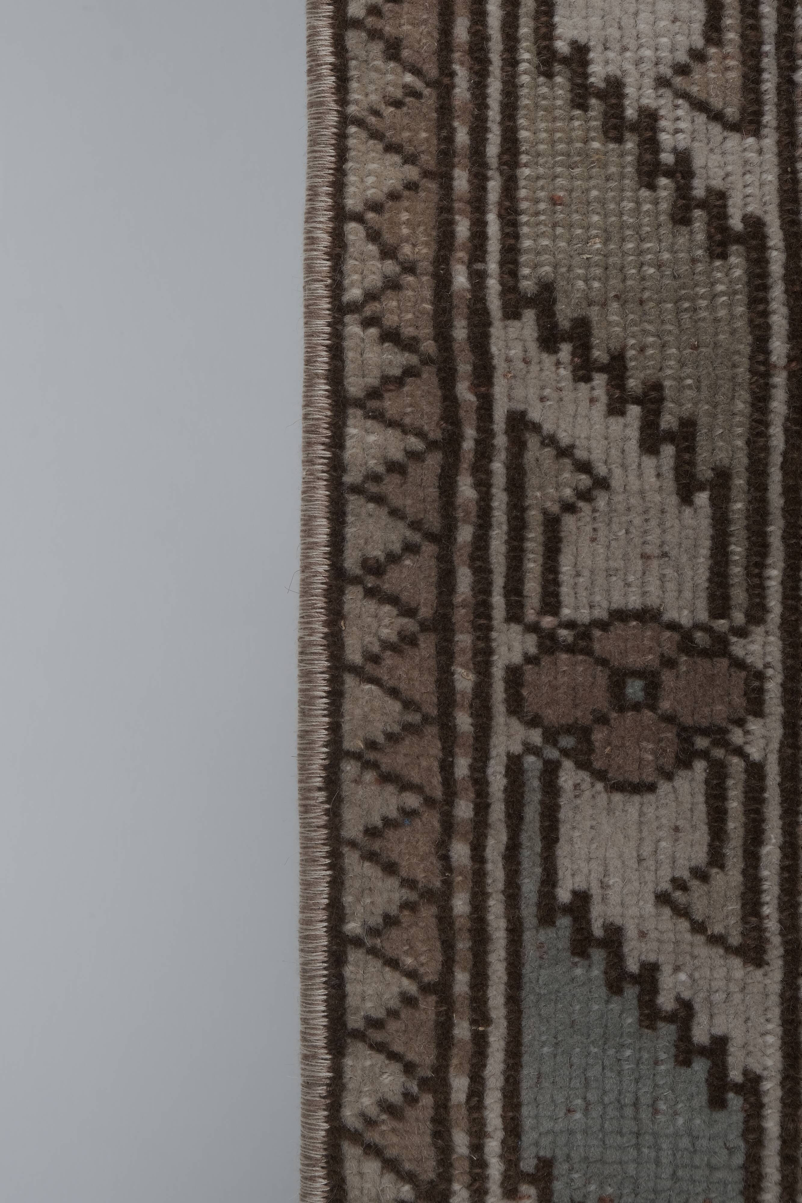 Turkish Milas Rug Carpet, DoorMat, Bedroom Kelim Carpet Teppiche 7'1'' x 8'11''