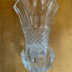 Antique vase val saint lambert model baden diamond cut crystal vintage