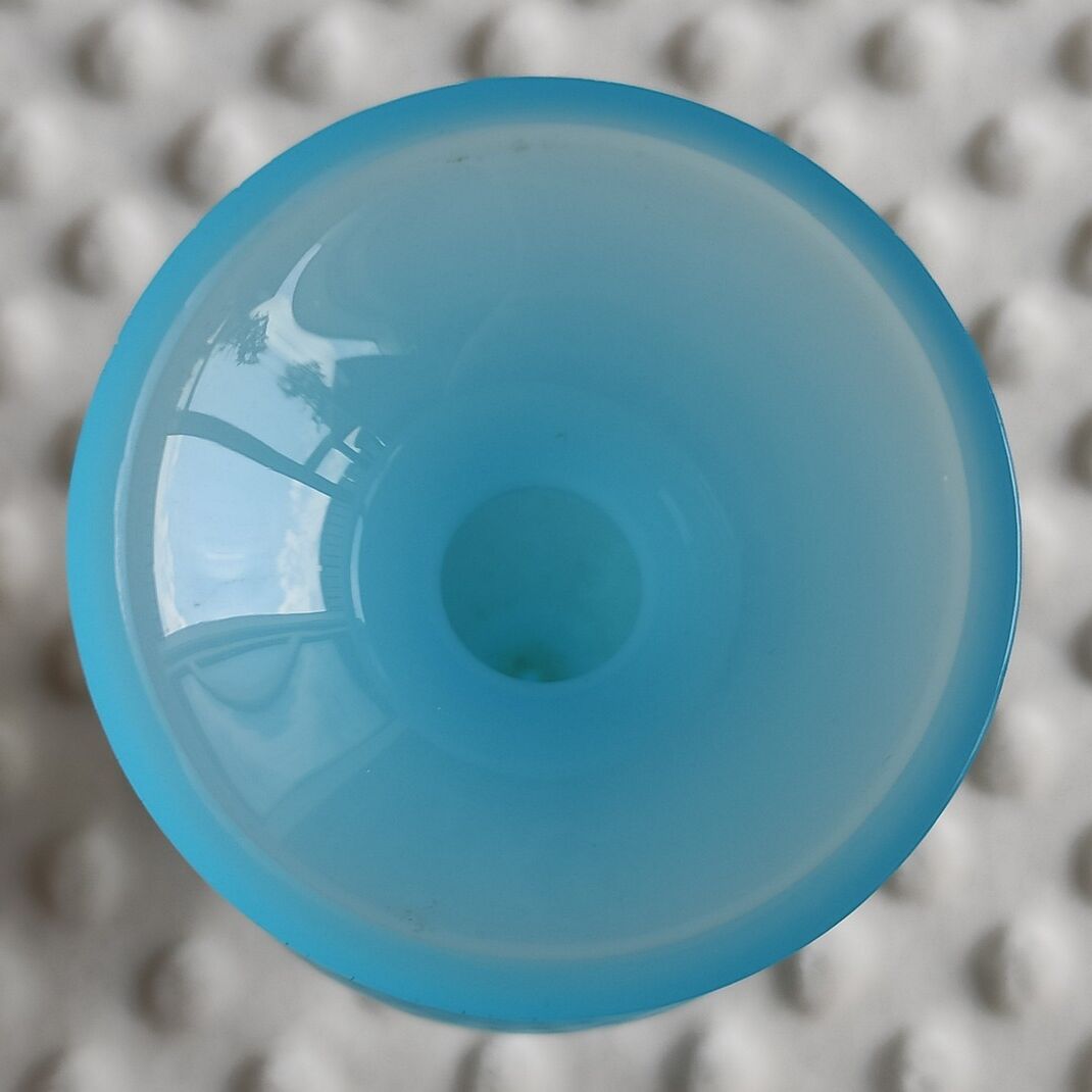 Opaline blue vase