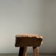 Small organic bench in upcycled Asian teak quadripod - Sungai