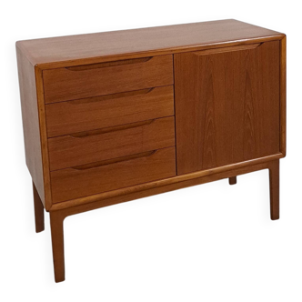 Teak Deens dressoir met lades vintage