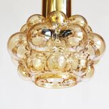 Stunning glass bubble pendant light by Helena Tynell for Glashutte Limburg