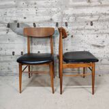 Paire de chaise scandinave