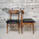 Paire de chaise scandinave