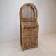 Italian bamboo and rattan credenza or bookcase, 1970s