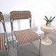 Space Age set 3x Bauhaus chromen buisframe stoelen
